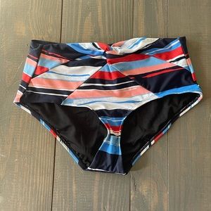 SWIMSUITS FOR ALL NWOT High-Waist Bikini Bottom Size 16